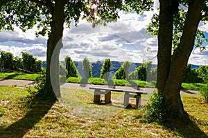 Vineyards panorama weinstadt