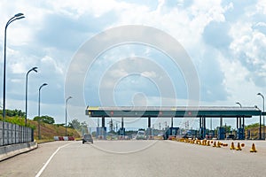 Vineyards Toll Plaza in May Pen, Jamaica