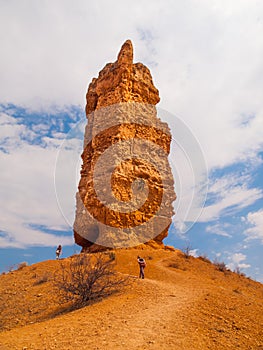 Vingerklip in namibian Damaraland