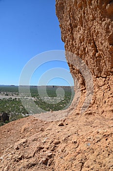 The Vingerklip (Rock Finger) in Namibia is a geological leftover of the Ugab Terrace.