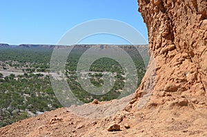 The Vingerklip (Rock Finger) in Namibia is a geological leftover of the Ugab Terrace.