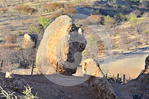 Vingerklip tall Rock in darmaland namibia Africa