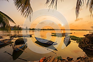 Vinh Cura Dai river in Hoi An Vietnam