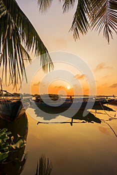 Vinh Cura Dai river in Hoi An Vietnam