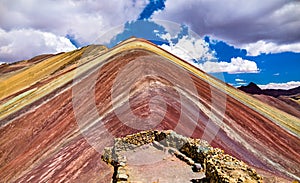 Vinicunca Rainbow Mountain in Peru