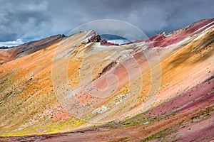 Vinicunca, Rainbow Mountain - Peru photo