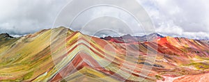 Vinicunca or Rainbow Mountain, Pitumarca, Peru