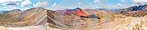 Vinicunca or Winikunka. Also called Montna a de Siete Colores. Mountain in the Andes of Peru photo