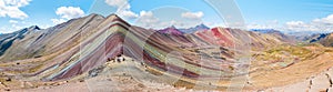 Vinicunca or Winikunka. Also called Montna a de Siete Colores. Mountain in the Andes of Peru