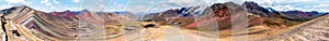 Vinicunca or Winikunka. Also called Montna a de Siete Colores. Mountain in the Andes of Peru