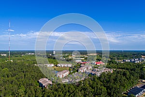 The Vinings apartment complex in Spanish Fort Alabama aerial view