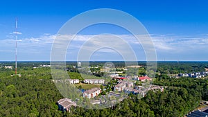 The Vinings apartment complex in Spanish Fort Alabama aerial view