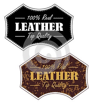 Vintage 100% Leather Product Stamp