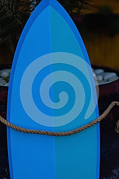 Vintage 70's Foam blue Surfboard