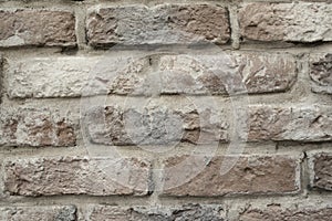 Vintage abstract brick wall background close up