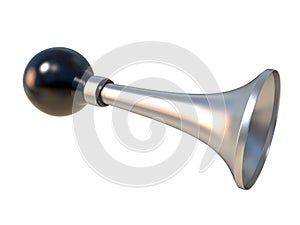 Vintage air horn with rubber bulb. Klaxon