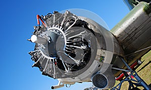 Vintage aircraft engine