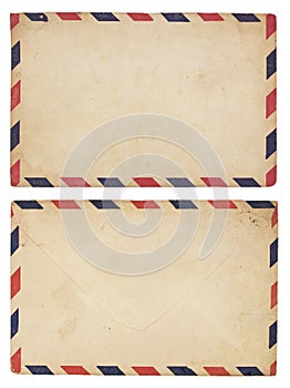 Vintage Airmail Envelope photo