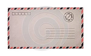 Vintage airmail envelope