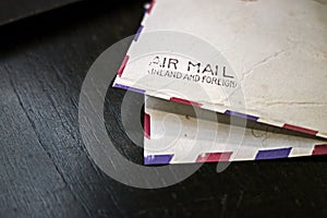 Vintage Airmail Envelope