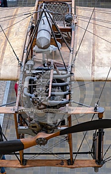 Vintage airplane engine