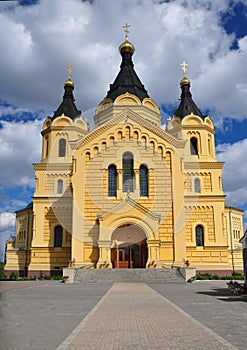 Vintage Alexander Nevsky Cathedral.
