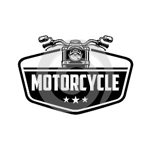 Vintage American Custom Motorcycle Emblem Logo Desig photo