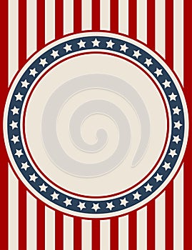 Vintage American patriotic background