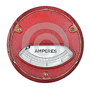 Vintage ammeter