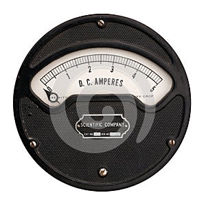 Vintage ampere meter