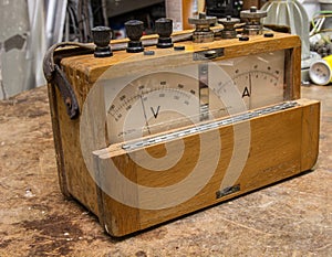 Vintage analog electric meter