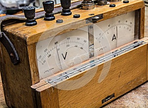 Vintage analog electric meter