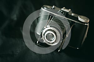 Vintage analog medium format film camera