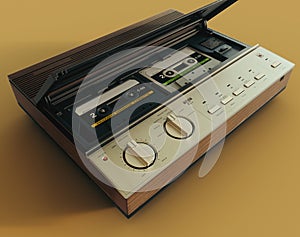 A vintage analogue answering machine from the 80\'s