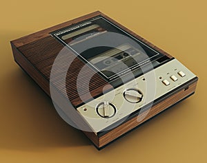 A vintage analogue answering machine from the 80\'s