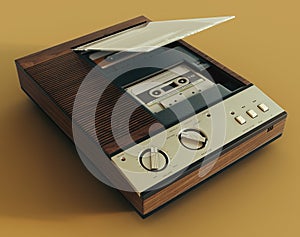 A vintage analogue answering machine from the 80\'s