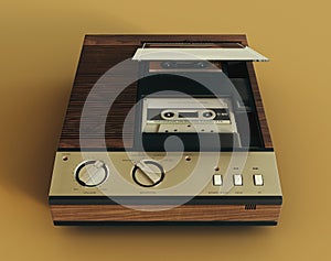 A vintage analogue answering machine from the 80\'s