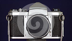 Vintage Analogue Camera In Close Up