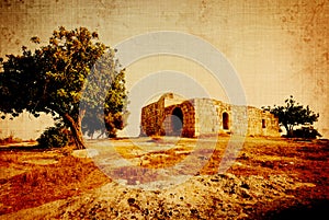 Vintage - ancient arab building