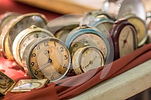 Vintage antiquarian clocks
