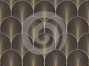 Vintage antique palette seamless art deco wallpaper pattern vector