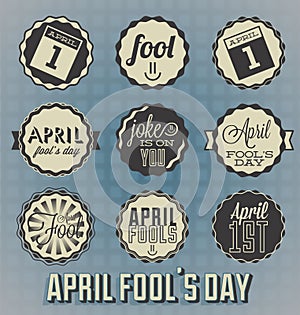 Vintage April Fools Day Labels