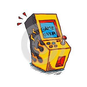 Vintage Arcade game Machine