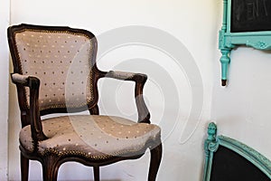 Vintage Armchair House Elegant Antique