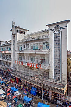 Vintage Art Decko Koko Hotel building Johnston Ganj, Mohatsim Ganj, Allahabad