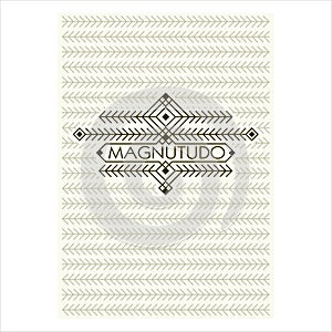 Vintage Art Deco Flourishes frame. Ornamental Greeting Card Vector Template.