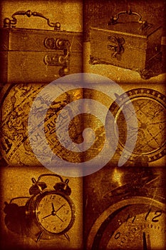 Vintage artistical stylish background