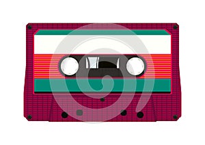 Vintage audio cassete tape