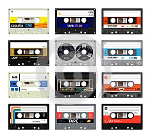 Vintage audio cassette tape