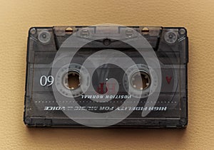 Vintage audio tape cassete